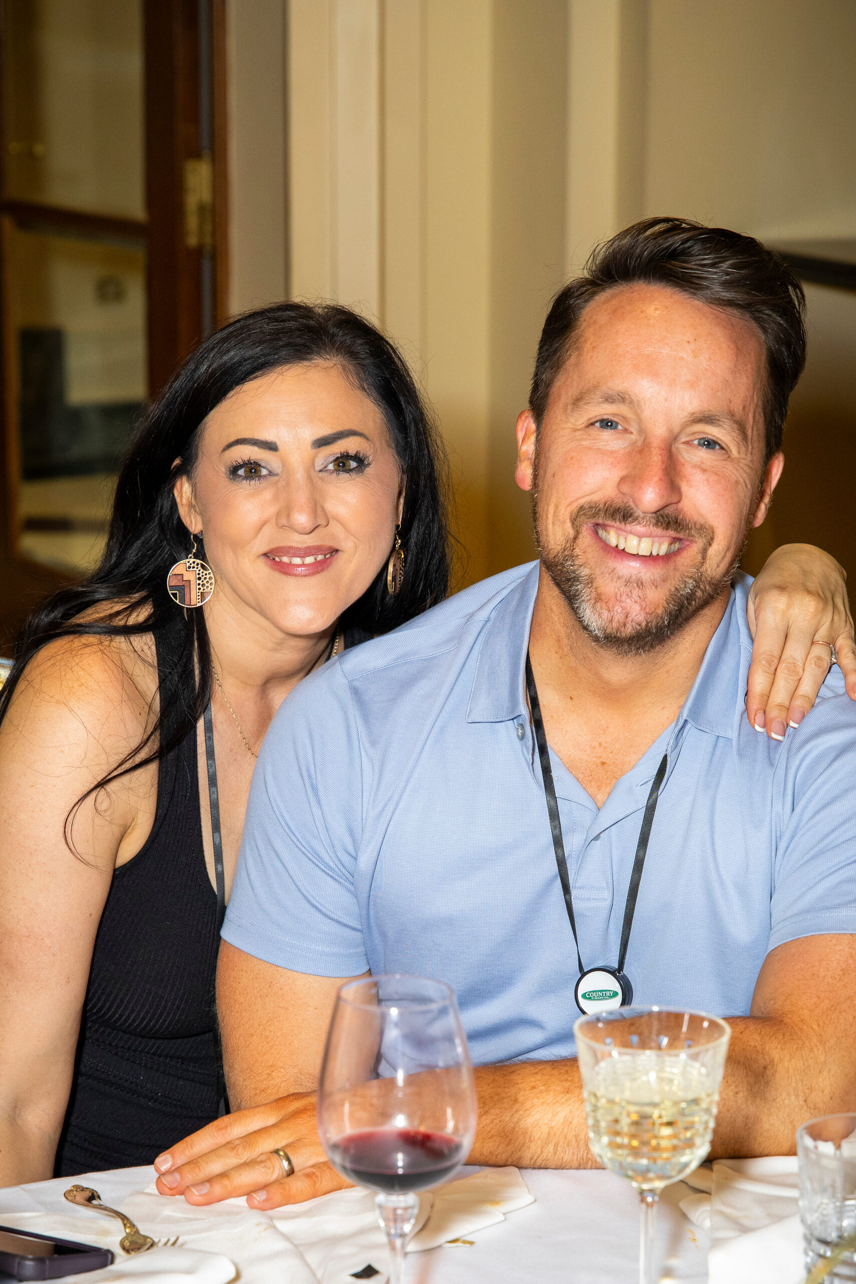 Couple enjoying an incentive travel dining experience